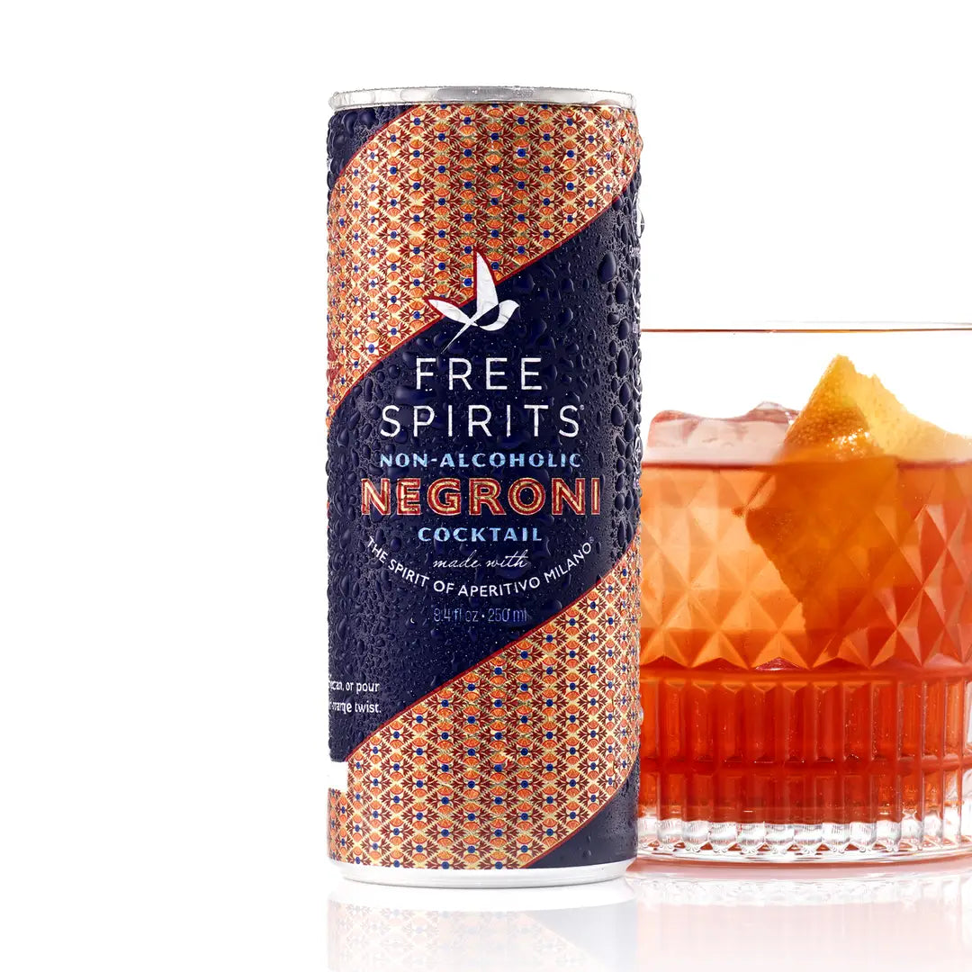Free Spirits Negroni (4-Pack) | Non-Alcoholic Cocktail