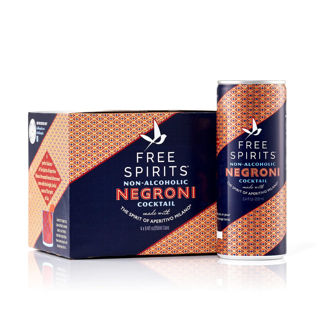 Free Spirits Negroni (4-Pack) | Non-Alcoholic Cocktail