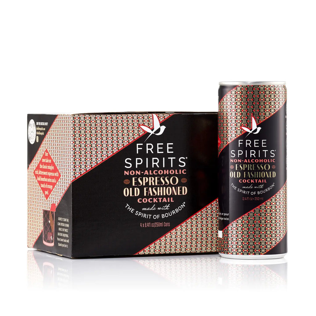 Free Spirits Espresso Old Fashioned (4-Pack) | Na Cocktail