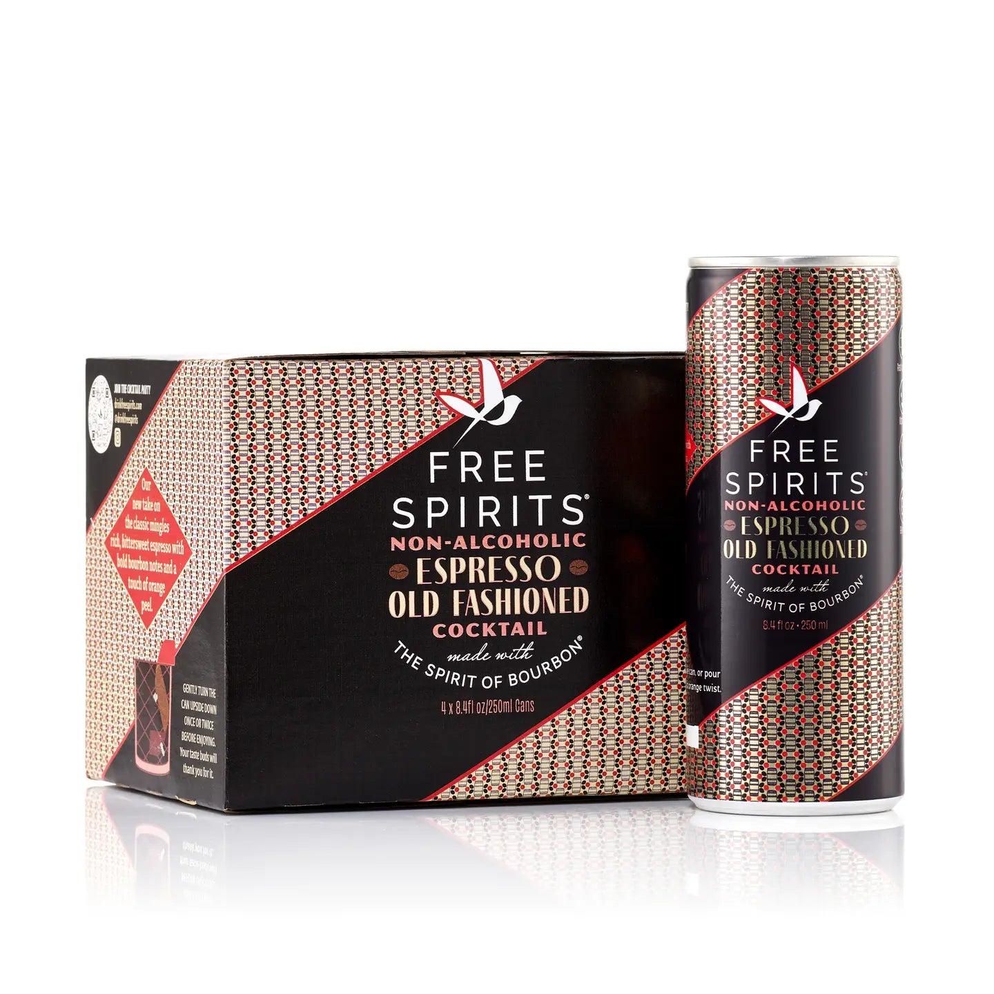 Free Spirits Espresso Old Fashioned (4-Pack) | Na Cocktail