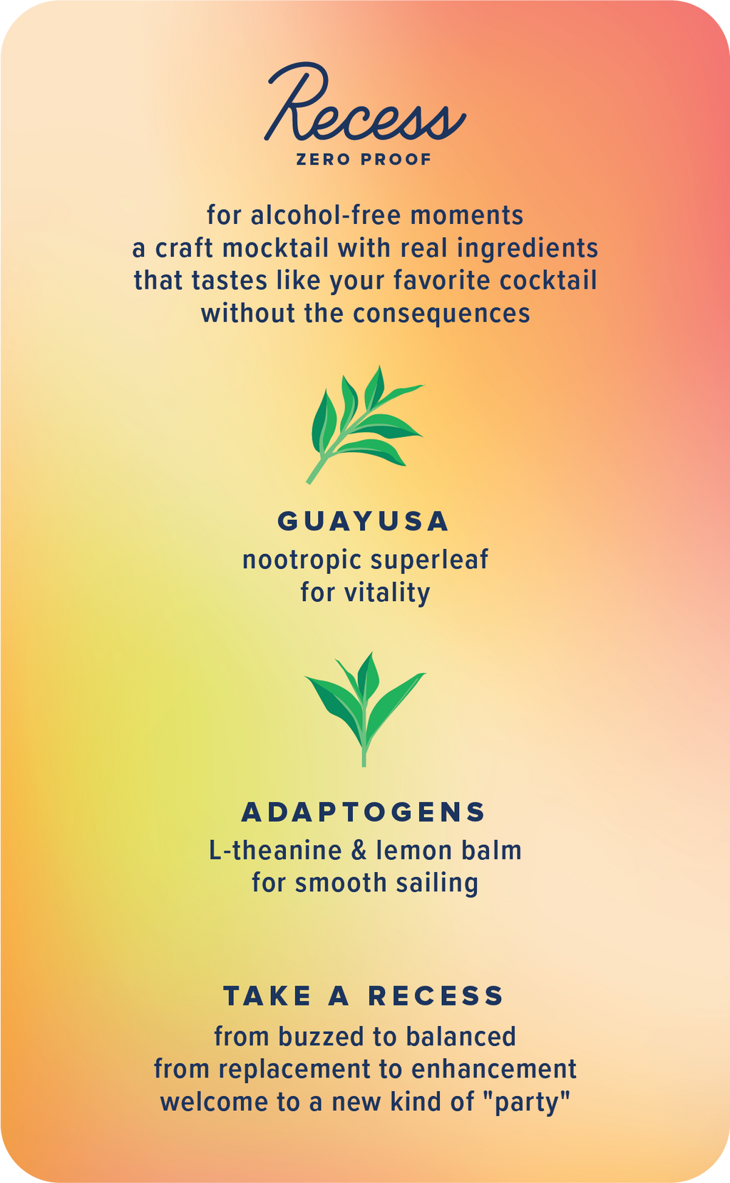 Recess Mocktail | Lime "Margarita"